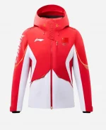 Eileen Gu Ailing Mi­lano Corti­na 2026 Olympics Team China Ice Hock­ey Jacket