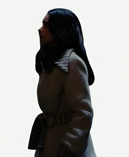 Emilia Clarke Ponies Belted Wrap Coat -Jacket Era