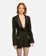 Emma Stone Oscars 2026 Nominees Luncheon Blazer - Black