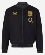 England Rugby RFU x UND x Castore Black Bomber Jacket