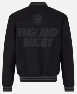 England Rugby x UND x Castore Black Bomber Jacket