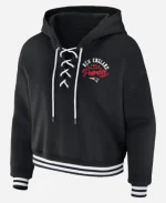Erin Andrews New England Patriots Lace-Up Hoodie