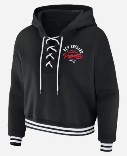 Erin Andrews New England Patriots Lace-Up Hoodie