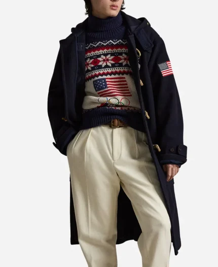 Erin Jackson Milano Cortina 2026 Winter Olympics Toggle Coat