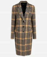 Evelyne Brochu Orphan Black Echoes Plaid Coat - Jacket Era