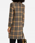 Evelyne Brochu Plaid Coat