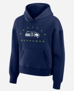 Fanatics Seattle Seahawks College Eligible Receiver Legacy Navy Blue Hoodie