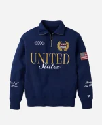 Fanatics USA 250 Polo Quarter-Zip Sweatshirt