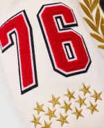 Fanatics USA 250th Anniversary Cream Fleece Pullover Hoodie