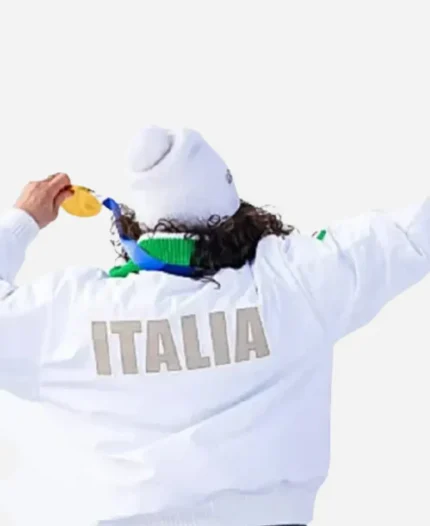 Federica Brignone Olympics 2026 Team Italy Podium Jacket
