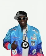 Flavor Flav Super Bowl LX Blue Jacket - Jacket Era