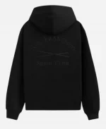 Gap × Sushi Club Logo Fleece Hoodie In Black