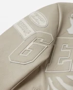 Geedup Co x Vanson Bones Leather Jacket In Cream