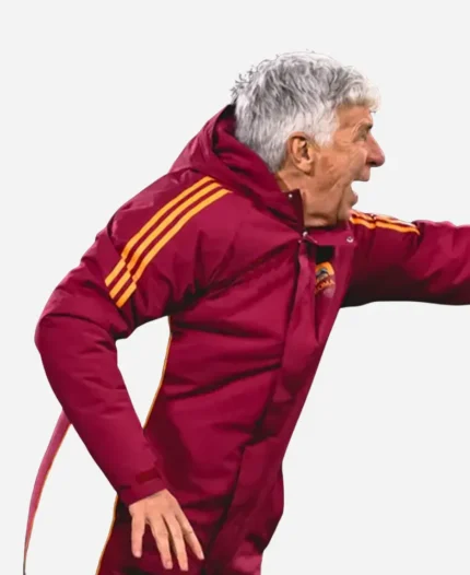  Gian Piero Gasperini 2026 Hooded Coat - Red