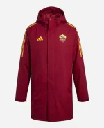  Gian Piero Gasperini 2026 Red Hooded Coat - Jacket Era