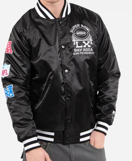 Good Morning America Michael Strahan Super Bowl LX Bay Area Starter Varsity Jacket
