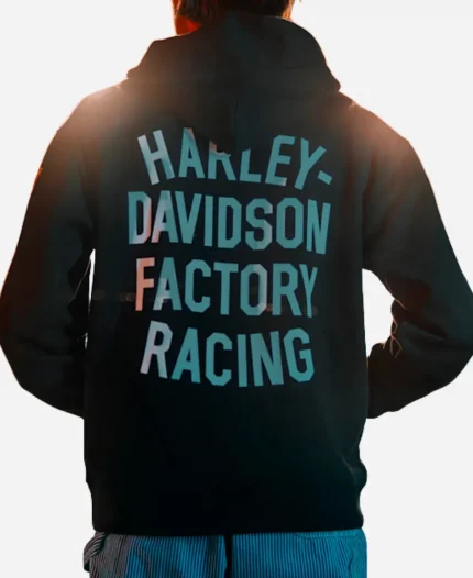 Harley Davidson Factory Racing Fanwear Fleece Hoodie