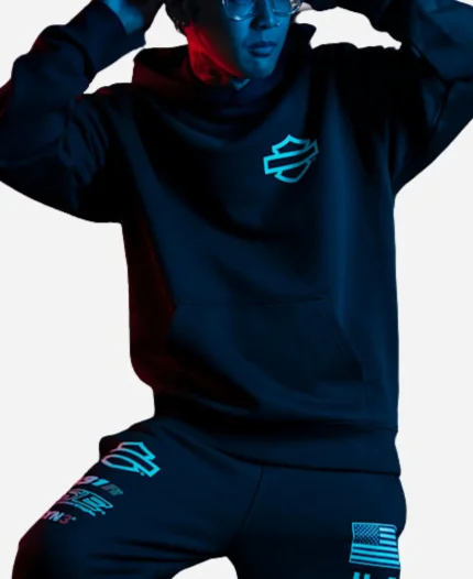 Harley Davidson Factory Racing Fanwear Hoodie - Black