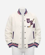 Hockey Team USA 2026 John Wroblewski Vintage Jacket