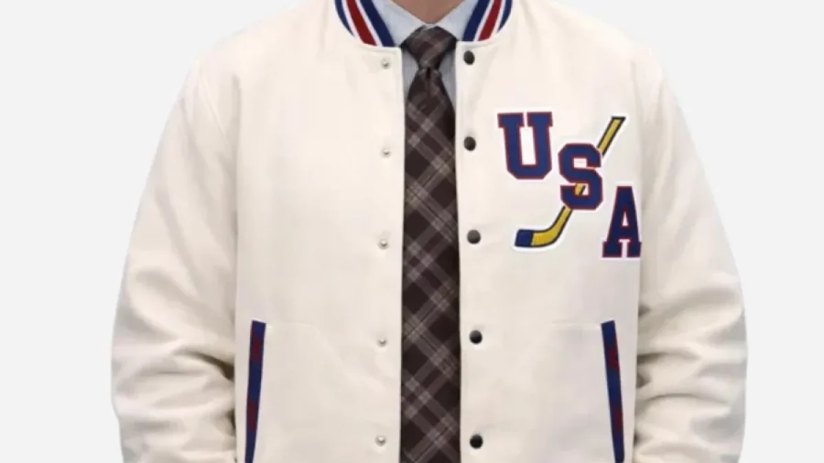 Veste Vintage Starter Équipe USA Hockey Olympique - Taille S, Couleur Bloc