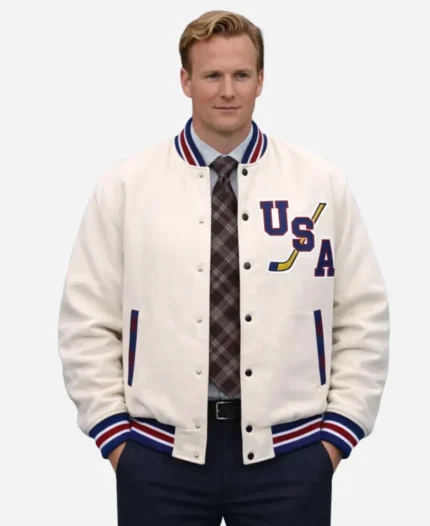 Hockey Team USA John Wroblewski Vintage Jacket