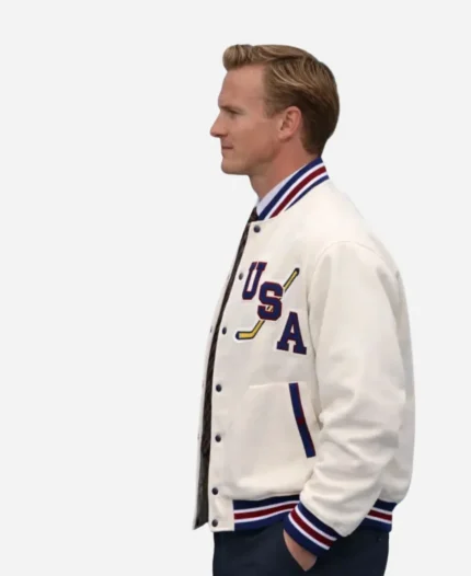 Ice Hockey Team USA 2026 John Wroblewski Vintage Jacket