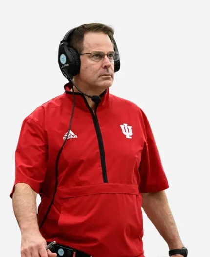 Indiana Hoosiers Curt Cignetti Sideline Short Sleeve Jacket