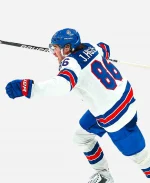 Jack Hughes Olympics 2026 Ice Hock­ey Jersey - Jacket Era