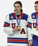 Jack Hughes Olympics 2026 Ice Hock­ey Jer­sey