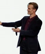 James VanDerBeek We Are Family Season 01 Black Tailored Velvet Blazer