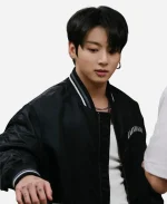 Jang kook 2026 Calvin klein Bomber Jacket