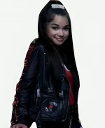 Janice LeAnn Brown Wizards Beyond Waverly Place Season 02 Billie Black Leather Jacket