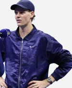 Jannik Sinner 2025 US Open Men’s Semifinal Nike Dark Blue Jacket