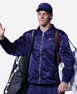 Jannik Sinner 2025 US Open Men’s Semifinal Nike Jacket In Dark Blue
