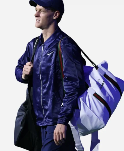 Jannik Sinner US Open Dark Blue Jacket
