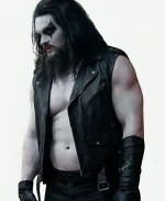 Jason Momoa Supergirl 2026 Lobo Black Leather Vest