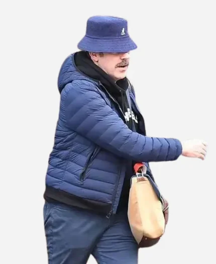 Jason Sudeikis Ted Lasso Blue Hooded Jacket