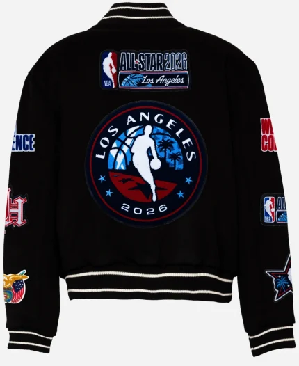 Jeff Hamilton All-Star 2026 Black Wool Varsity Jacket