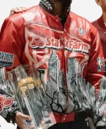 Jeff Hamilton State Farm Leather Jacket