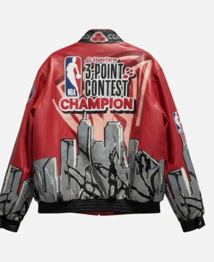 Jeff Hamilton State Farm Three-Point Shootout Winner Leather Jacket