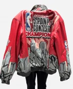 Jeff Hamilton State Farm Three-Point Shootout Winner Red Leather Jacket