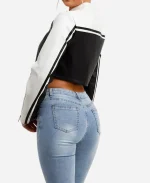 Jenna Bandy Cropped Two Tone Jacket