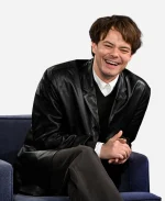 Jimmy Fallon Show 2026 Charlie Heaton Black Blazer