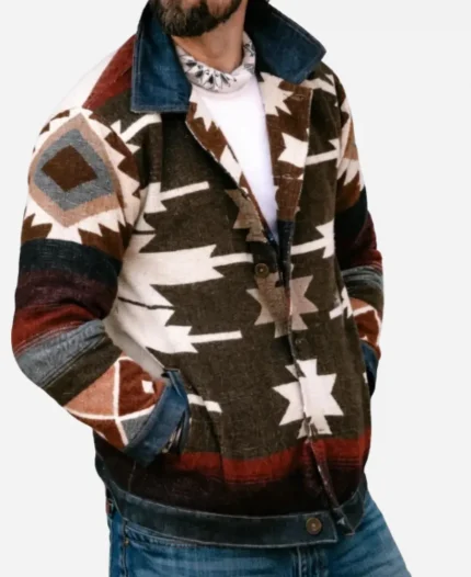 Jimmy Tv Series Shrinking S03 Jason Segel Aztec Jacket