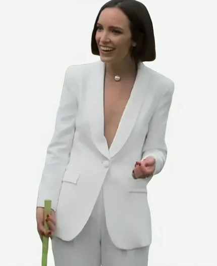 Jodi Balfour Ted Lasso S03 White Suit - Jacket Era