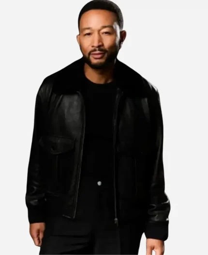 John Legend The Voice S29 Leather Jacket