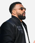 Julian Love 2026 Black Wool Varsity Jacket