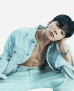 Jungkook Spring 2026 Calvin Klein Denim Trucker Jacket