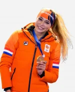 Jutta Leerdam Team Netherlands Olympic 2026 Puffer Jacket