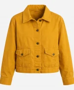 Keke Palmer The Burbs 2026 Cotton Jacket In Yellow